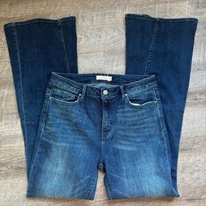 Unpublished Denim Bell Bottom Flare Jeans High Rise Retro Western Style Size 32